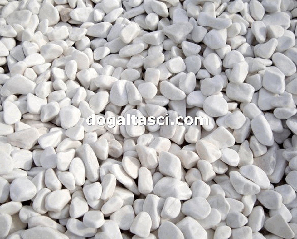 Tamburlu beyaz çakıl 2-4 cm - Görsel 5