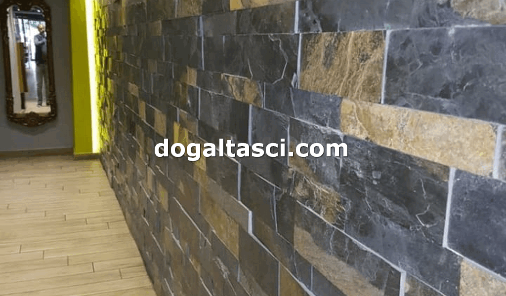 Ebatlı Kayrak Taşı Siyah Sarı - Görsel 9