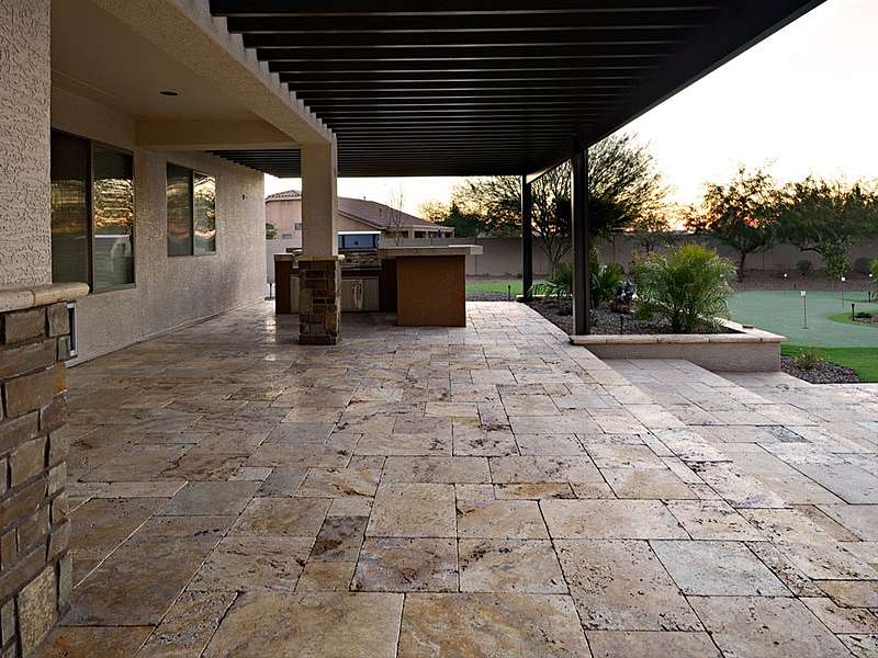 Traverten Zemin Kaplama - Görsel 12