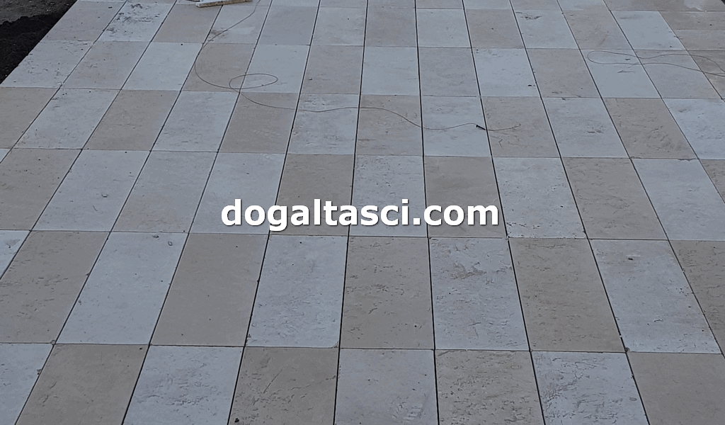 traverten zemin kaplama_